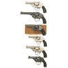 Image 1 : Six Double Action Revolvers -A) Iver Johnson Safety Hammerless Revolver