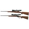 Image 2 : Two Scoped Ruger Rifles -A) Ruger M77 Bolt Action Rifle