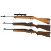 Image 2 : Three Ruger Semi-Automatic Long Guns -A) Ruger Model 10/22 Carbine with AJ Marked Barrel