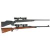 Image 1 : Two Scoped Bolt Action Rifles -A) Remington Model 700 Rifle