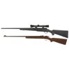 Image 2 : Two Winchester Bolt Action Rifles -A) Winchester Model 70 Black Shadow Rifle with Scope