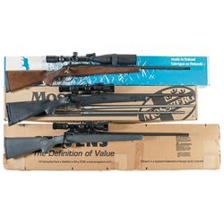 Three Boxed and Scoped Bolt Action Rifles -A) Tikka Model T3 Hunter Rifle