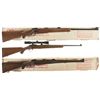 Image 1 : Three Ruger Bolt Action Rifles -A) Ruger M77 Rifle with Box