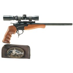 Two Hand Guns -A) Thompson Center Arms Encore Single Shot Pistol