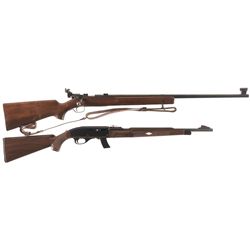 Collector's Lot of Two .22 Caliber Rifles -A) Winchester Model 75 Bolt Action Target Rifle