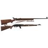Image 1 : Collector's Lot of Two .22 Caliber Rifles -A) Winchester Model 75 Bolt Action Target Rifle
