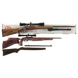 Two Ruger Long Guns -A) Ruger M77 MK II Bolt Action Rifle with Scope