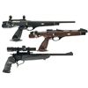 Image 1 : Three Single Shot Pistols -A) Remington Model XP-100 Pistol