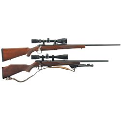 Two Scoped Bolt Action Rifles -A) Ruger Model 77 Mark II Rifle