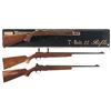 Image 1 : Three Belgian Browning T-Bolt Bolt Action Rifles -A) Browning T-Bolt Deluxe Rifle with Box
