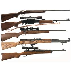 Five Rifles -A) Winchester Model 67 Bolt Action Rifle