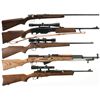 Image 1 : Five Rifles -A) Winchester Model 67 Bolt Action Rifle