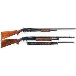 Collector's Lot of Two Winchester Model 12 Slide Action Shotguns -A) 16 Gauge Winchester Model 12 Sh