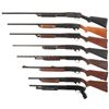 Image 2 : Eight American Shotguns -A) Western Field Slide Action Shotgun