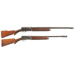 Collector's Lot of Two Belgian Browning Auto-5 Semi-Automatic Shotguns -A) Early Browning Auto 5 Sho