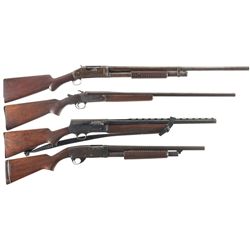 Four Shotguns -A) Winchester Model 1897 Slide Action Shotgun