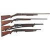Image 1 : Four Shotguns -A) Winchester Model 1897 Slide Action Shotgun