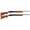 Image 1 : Remington Matched Pair of Two Model 870 Wingmaster Small Bore Slide Action Shotguns -A) Remington Mo