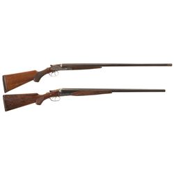 Two Side by Side Shotguns -A) L.C. Smith Field Grade Shotgun