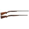 Image 1 : Two Side by Side Shotguns -A) L.C. Smith Field Grade Shotgun