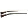 Image 1 : Two Side By Side Shotguns -A) Engraved Parker Brothers GHE Grade Shotgun