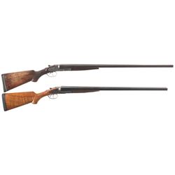 Collector's Lot of Two L.C. Smith Side by Side Shotguns -A) L.C. Smith Ideal Grade Shotgun