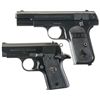 Image 1 : Two Colt Semi-Automatic Pistols -A) Colt Model 1903 .32 Hammerless Pocket Pistol