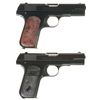 Image 2 : Two Colt Semi-Automatic Pistols -A) Colt Model 1903 Hammerless Pistol