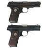 Image 2 : Two Colt Semi-Automatic Pistols -A) Colt Model 1903 Hammerless Pocket Pistol