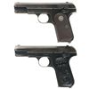 Image 1 : Collector's Lot of Two Colt Model 1903 Semi-Automatic Pistols -A) Colt Model 1903 Hammerless Pocket 
