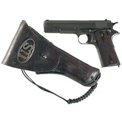 U.S. Colt Model 1911 Semi-Automatic Pistol with Holster