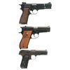 Image 2 : Three Semi-Automatic Pistols -A) Belgium Browning High Power Pistol
