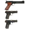 Image 2 : Three Colt Semi-Automatic Pistols -A) Colt Third Series Match Target Pistol