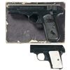 Image 1 : Two Colt Semi-Automatic Pistols -A) Colt Model 1903 Hammerless Pocket Pistol with Box