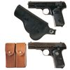 Image 1 : Collector's Lot of Two Colt Model 1903 Hammerless Semi-Automatic Pistols -A) Colt Model 1903 Hammerl