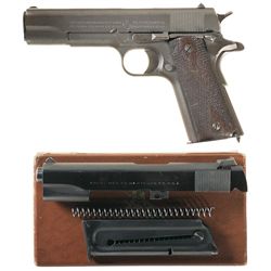 Pre-World War I Colt Model 1911 Semi-Automatic Pistol with Boxed Colt .22 LR Conversion Kit