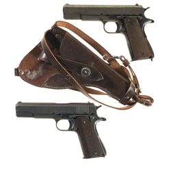 Collector's Lot of Two U.S. Military 1911A1 Semi-Automatic Pistols -A) Colt 1911A1 Pistol