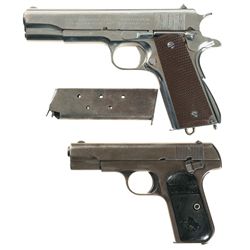 Two Colt Semi-Automatic Pistols -A) U.S. Colt Model 1911A1 Pistol