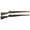 Image 1 : Collector's Lot of Two U.S. M1 Garand Semi-Automatic Rifles -A) Winchester M1 Garand Rifle