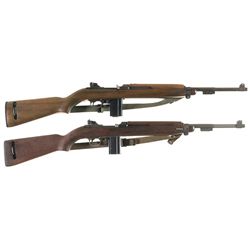 Collector's Lot of Two U.S. M1 Semi-Automatic Carbines -A) National Postal Meter M1 Carbine