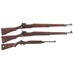 Collector's Lot of Three U.S. Military Longarms -A) U.S. Winchester Model 1917 Rifle