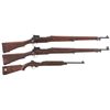 Image 1 : Collector's Lot of Three U.S. Military Longarms -A) U.S. Winchester Model 1917 Rifle