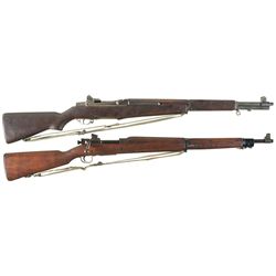 Two U.S. Military Rifles -A) U.S. Springfield M1 Garand Semi-Automatic Rifle