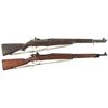 Image 1 : Two U.S. Military Rifles -A) U.S. Springfield M1 Garand Semi-Automatic Rifle