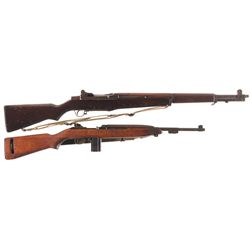 Two U.S. Military Semi-Automatic Longarms -A) U.S. Springfield M1 Garand Rifle
