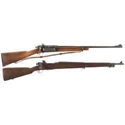 Two Bolt Action Rifles -A) Springfield Armory Model 1898 Krag Sporting Rifle
