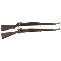 Collector's Lot of Two U.S. Bolt Action Rifles with Boxes -A) U.S. Rock Island Arsenal Model 1903 Ri