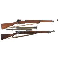 Two U.S. Bolt Action Rifles -A) Remington Model 1917 Rifle with Bayonet