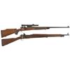 Image 1 : Two U.S. Military Bolt Action Rifles -A) Springfield Model 1903 Rifle with Scope