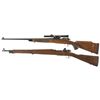 Image 2 : Two U.S. Military Bolt Action Rifles -A) Springfield Model 1903 Rifle with Scope